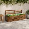 2 Piece Bench Cushions SOEST 2 Pcs. 100percent  Polyester Multicolor