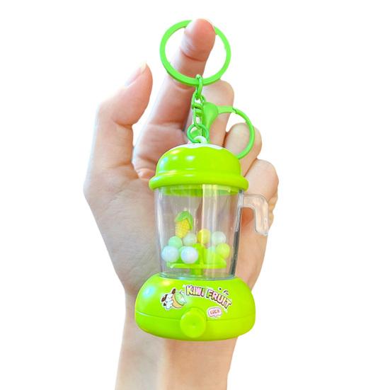 

Брелок Підвіска Портативна Соковижималка Форма Ключовий Ланцюжок з Рухомими Частинами Різнокольорові Намистини Легкий Дизайн Пряжки Брелок Ключі Рюкзаки Іграшка-Антистрес зелений
