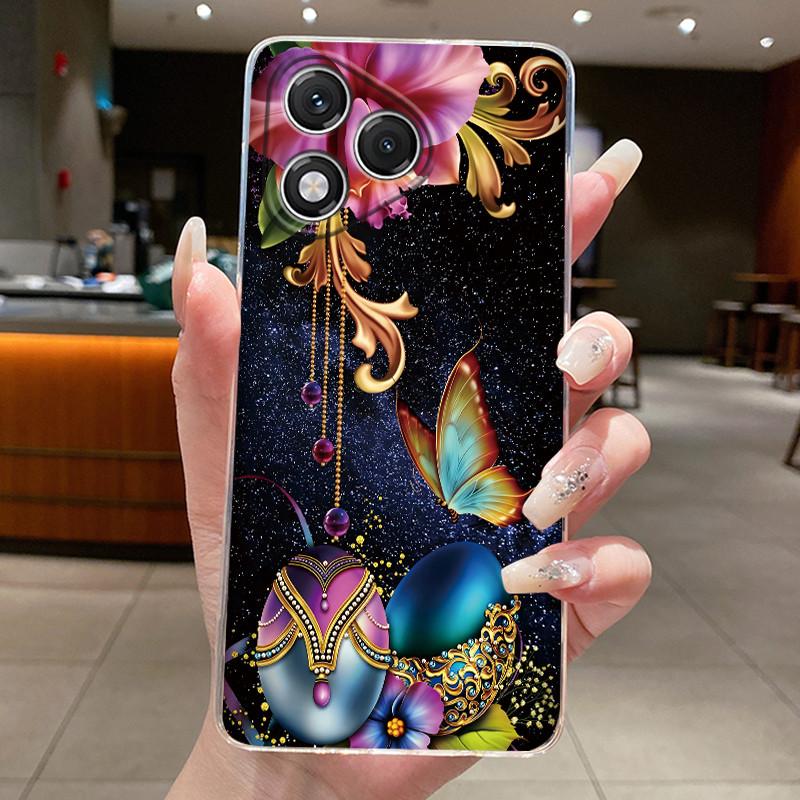 Casing For Honor 400 Lite Case ABR-NX1 Aesthetic Fashion Cute Cat Soft Silicone Back Cover Honor 400Lite Transparent Phone Case