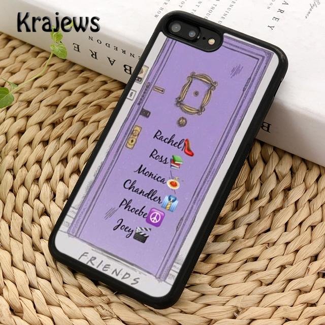 Krajews Friends Tv Show Door Phone Case Cover For iPhone 17 Air 16 15 14 Plus 12 13 Pro Max Coque Shell Fundas