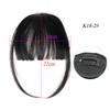 Synthetic Air Bangs Clip In Hair Extension 3D Air Style Hairpieces Neat Front False Fringe Thin Fake Hair Bangs For Women Girls