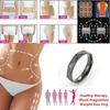 2026 New Fashion Magnetic Therapy Lose Weight Ring  Jewelry Ring Health Keep Slim Stylish Metal Touch Acupoint Health Care Ring