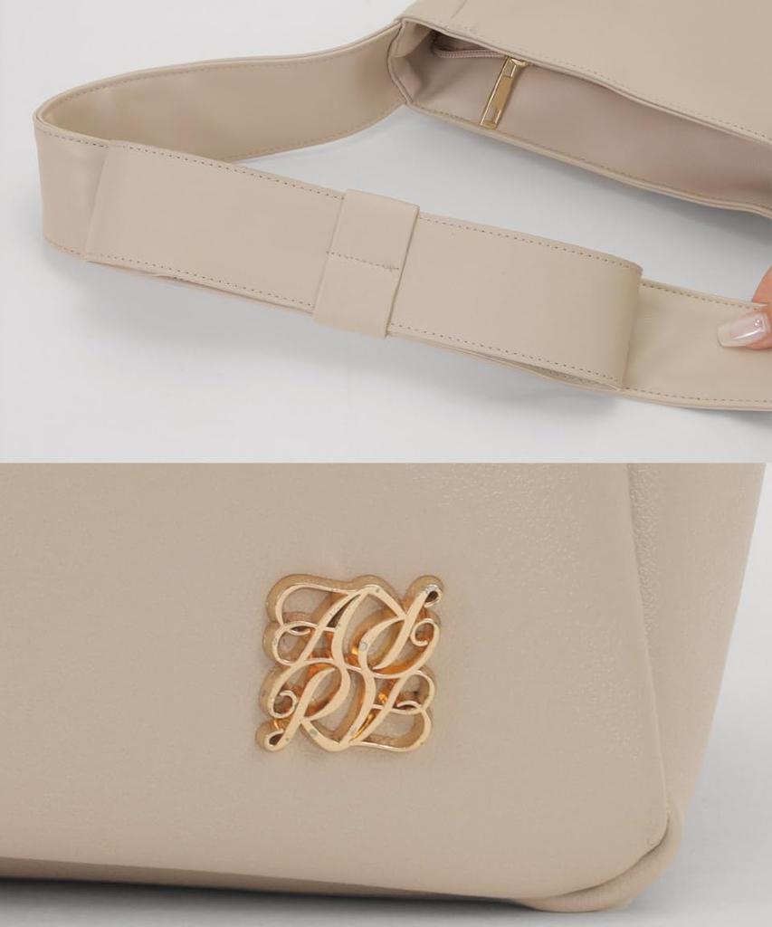 Altro Rose Ivory Tote Bag for Women, Large Tote Bag, 2-Way Shoulder Bag, Large Capacity, Fits A4 Sizes, Cute, Adult, A4 Size, Perfect for Commuting,