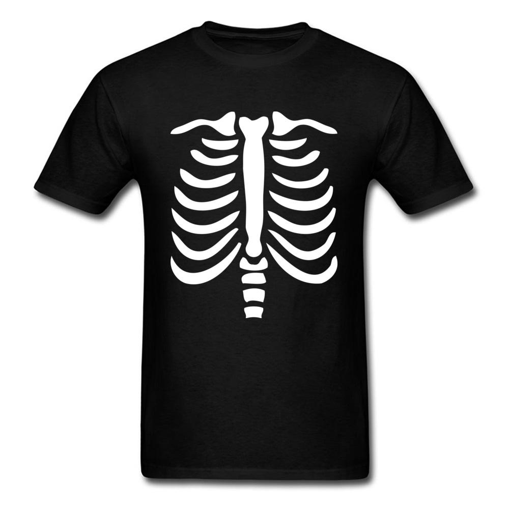 

Skeleton Ribs T Shirts Men TShirt Normal T-shirt Fall 100% Cotton Round Neck Adult Party Tops & Tees Classic Clothes Funny - ... S разноцветный