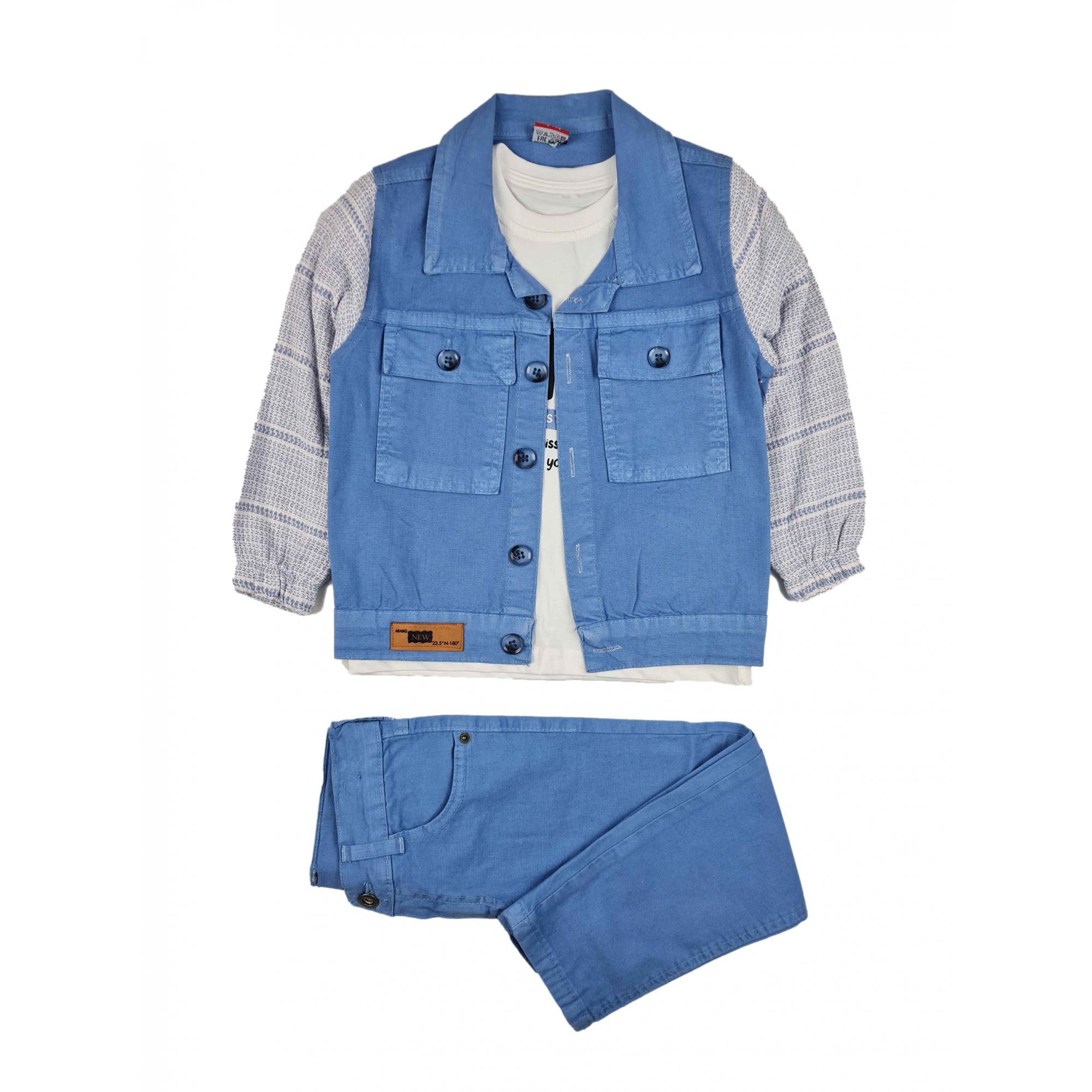 

Сезонный костюм-тройка из жилета и брюк для мальчика Best