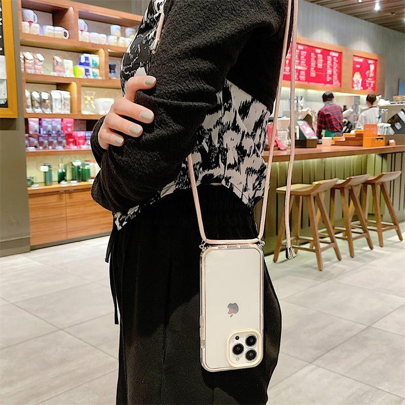 3-in-1-Hybrid-Handyhülle aus transparentem Acryl, stoßfest, für iPhone 13, 12, 11 Pro Max