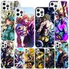 JoJo Adventure Dio Diego Brando Pouzdro na telefon Pro iPhone 17 Air 16 Pro Max 16E 15 + 14 Plus 11 12 13 Mini 7 8 SE Dárek Potisk Kryt F