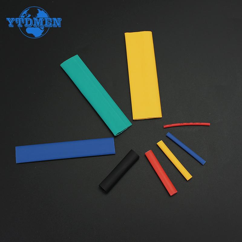 2bags 164pcs Heat-shrink Tubing Thermoresistant Tube Heat Shrink Wrapping Kit Electrical Connection Wire Cable Insulation Sleeve