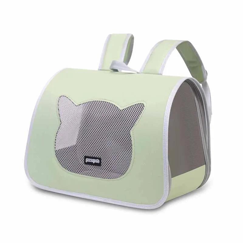 Cat Pet Bag Go Out Handy Carry Backpack Comfortable Breathable Large Space Cat Pet Travel Bag