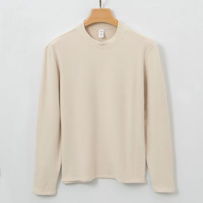 Pánské tričko, sametový poloviční vysoký límec, dlouhý rukáv, nošení termoprádla pro muže