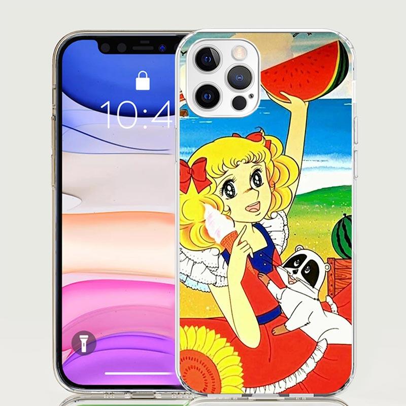 

Anime Candy Phone Case for Apple iPhone 17 Air 16 15 Plus 14 + 13 Mini 12 11 Pro Max 7 8 SE 16Max Soft Shell Cover Coque 17 Air iPhone 14 Pro Max