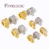 18K Gold Plated Charm Bail Beads Spacer Beads For Jewelry Making Pendant Connectors Bail Clasps Findings