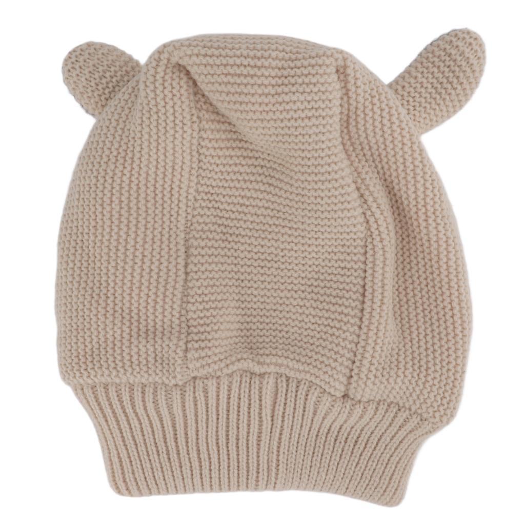 Knitted Rabbits Ear Pet Hat Noise   Warm Dog Grooming Earmuffs Hat for Large Dogs