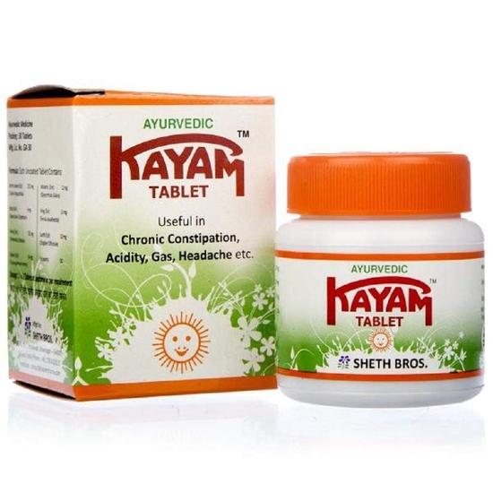 Ayurvedic Kayam Tablet - 30 Tablets PACK OF 3