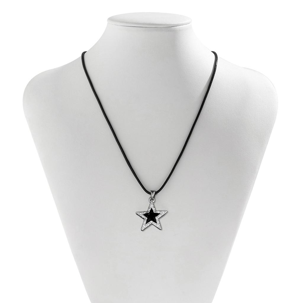 Modische Ohrhaken und Halskette Set Alternative Stern Halskette und Ohrring Gothic Schmuckset für Modebegeisterte