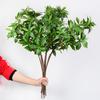 Bendable Artificial Greenery Leaf Stems Vase Center Faux Shrub Plant Stem for Home Decor