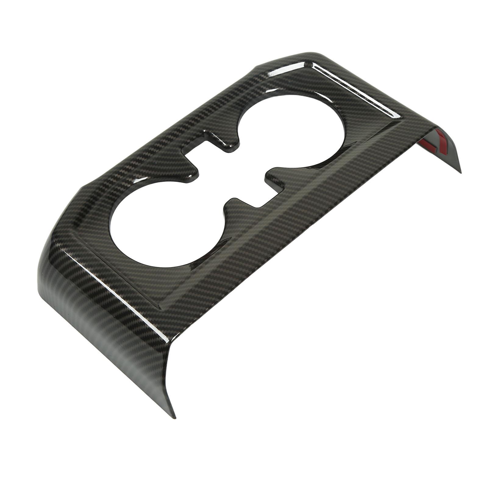 Center Console Rear Cup Holder Decoration Panel Frame Storage Cup Holder Panel Trim Replacement for Ford 2021+
