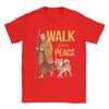 Peace Walking Monks And Aloka Dog Walk for Peace Men T Shirt  Amazing Tees Short Sleeve O Neck T-Shirt Cotton Summer Clothes