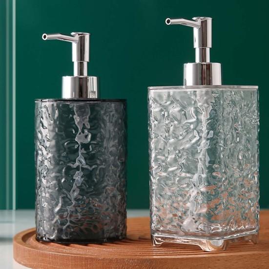 300/400ML Ripple Liquid Soap Dispenser Shampoo Body Hand Wash Shower Gel