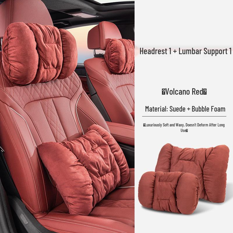 Compatible with Adita 12 Car-Specific: Headrest, Lumbar, and Neck Support Pillows