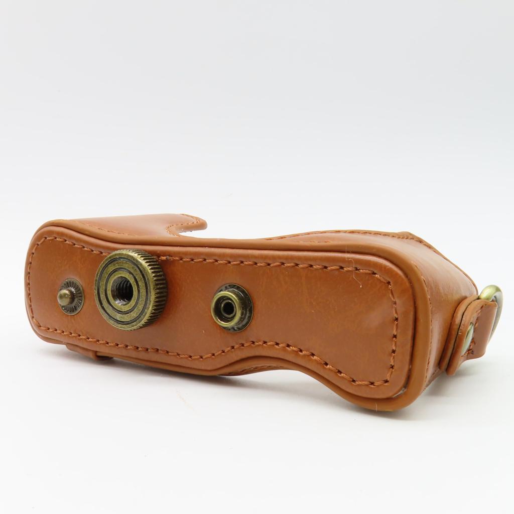 Synthetic Leather Digital Camera Case Compatible with Canon PowerShot SX740 HS SX730 Powershot SX740HS SX730HS Storage Protection Lens Cover Shoulder