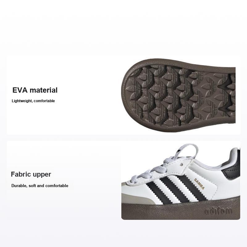 adidas AdiFOM Samba 360 I Λευκό Μαύρο Καουτσούκ Βρεφικά Αθλητικά Παπούτσια Νεφο-Λευκό Βασικό Μαύρο Διαφανές-Γρανίτης IH3506
