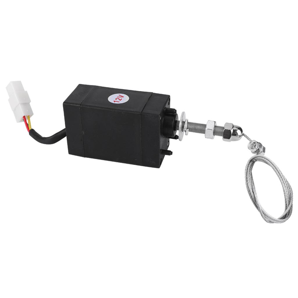 DC 12 24V Diesel Engine Flame Out Device Engine Stop Solenoid Valve(12V)