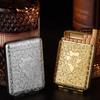 Luxury Vintage Engraved Cigarette Case Holder Pocket Cigarette Storage Box