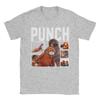 Unisexs TShirt Punch Monkey Cute Awesome Cotton Tees Short Sleeve T Shirts Crewneck Clothes New Arrival