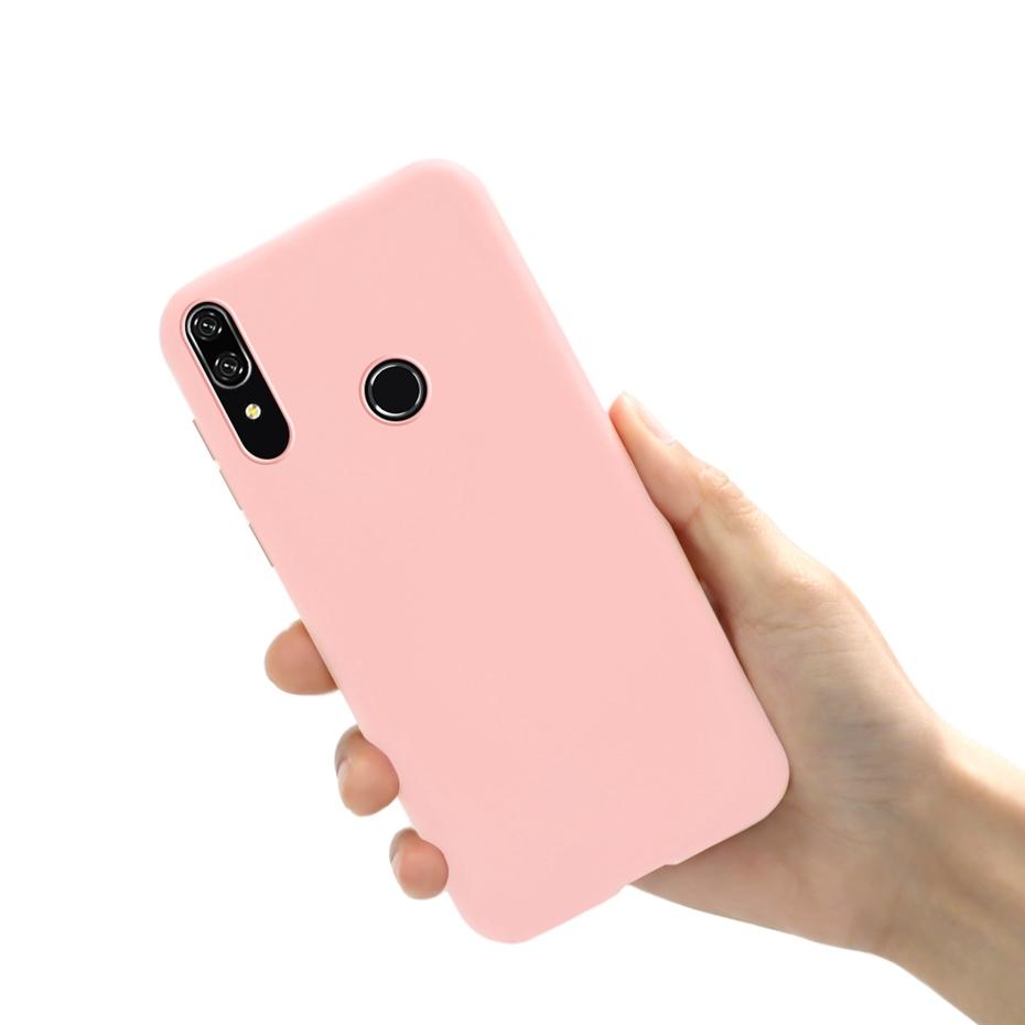 For Cover Huawei P Smart Z Case Plain Silicone Soft TPU Phone Case For Huawei P Smart Z PsmartZ Psmart Z STK-LX1 STK LX1 6.59"