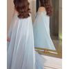 Spring Summer New Sexy High Waist Hot Drill Pearl Chiffon Banquet Evening Dress for Women European American Party