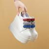 Stivaletti da Donna 2026 Autunno Scarpe in Pelle Donna Piattaforma Altezza Aumentata Sneakers Suola Spessa Zeppe Stivali Zapatos De Muje
