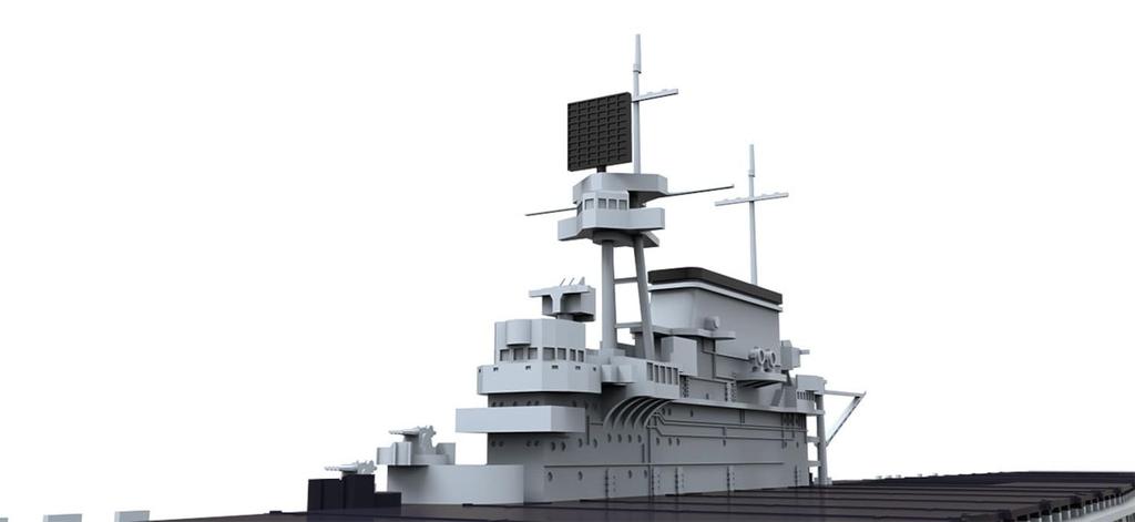 MENG Model letadlové lodi US Navy Enterprise Plastový model MPS005 1/700 CV-6
