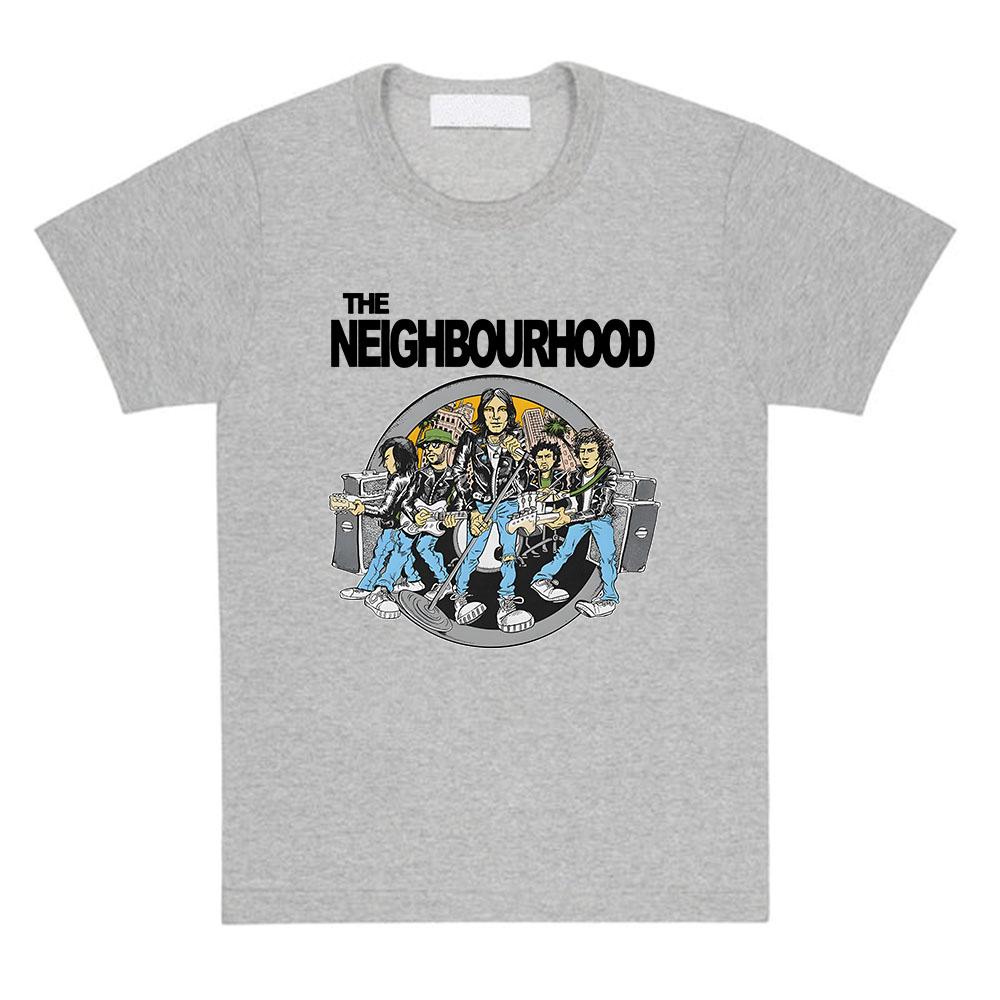 The Neighborhood NBHD Band Printing T-shirt Cotton High Quality Women Tshirts Ropa Mujer Casual Short Sleeve Tee-shirt