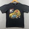 Vintage Chicago Bulls Shirt Mens Large Black Bling Rings Rap Tee Single Stitch Unisex T-Shirt