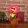 Saxophone Sunflower Plush Toy With Singing And Dancing Functions For Kids Gift