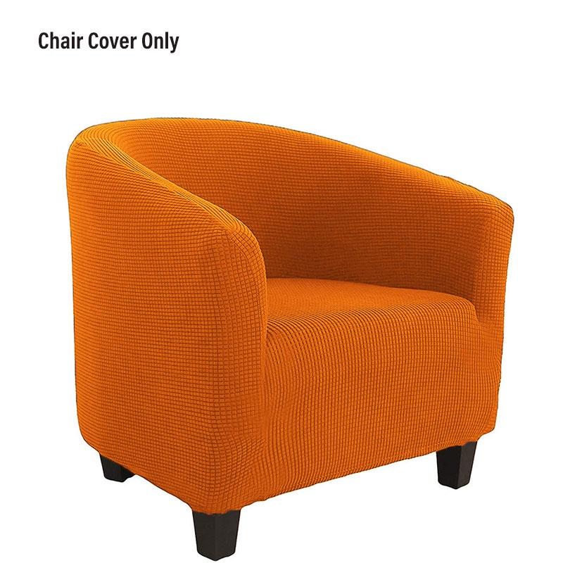 Thickened Elastic Furniture Bar Single Person Card Seat Cover For Tub Chair Pineapple Pattern Velvet Corn Grains Modern And Simple Style