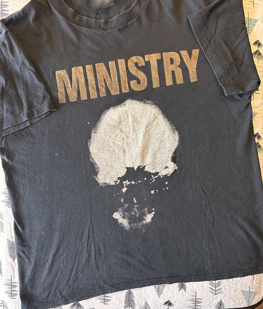 Винтажная футболка Brockum MINISTRY 1991 года Размеры S-4XL Унисекс XL