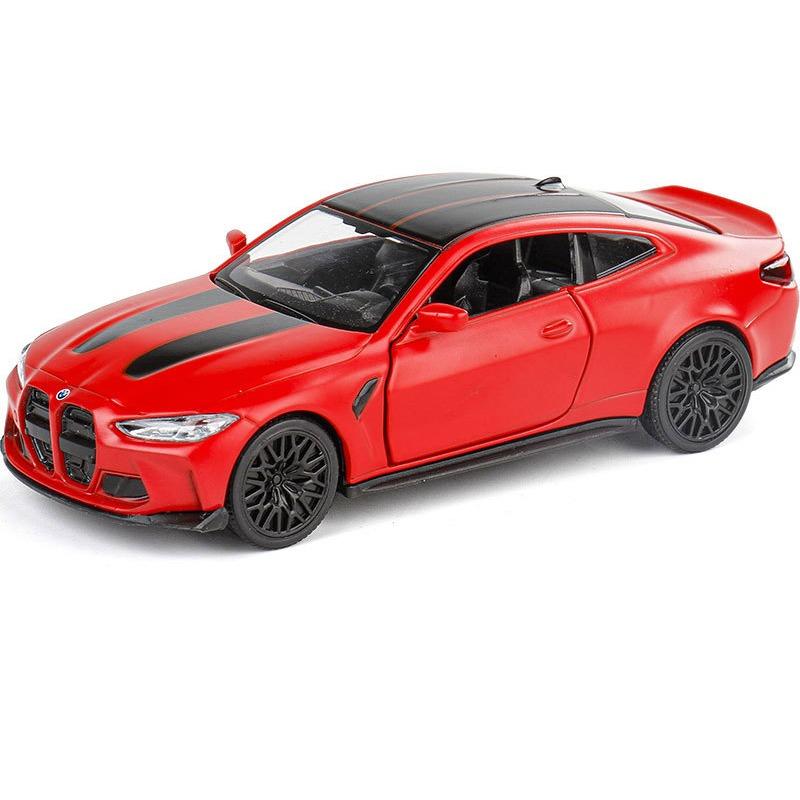 

1/36 BMW M4 CSL игрушечная машинка миниатюрная модель RMZ CiTY Free Wheels Pull Back литая литая коллекция из сплава подарок для детей мальчик красный