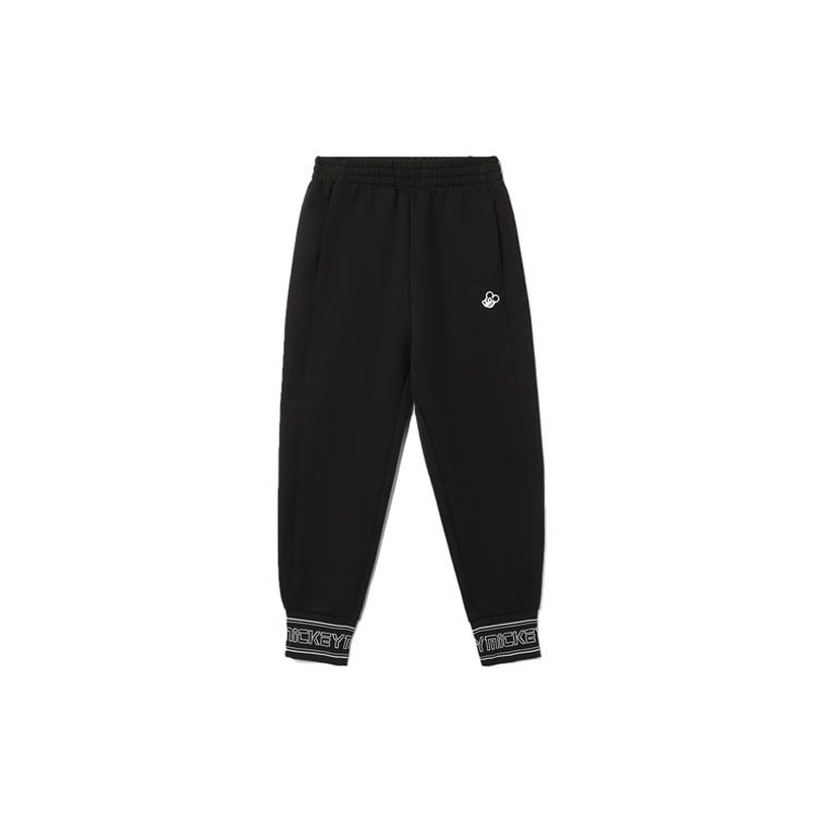 

Li Ning X Disney Коллаборация Повседневные Джоггеры с Вышивкой Женские брюки Низ Черный AKLR320-1 M