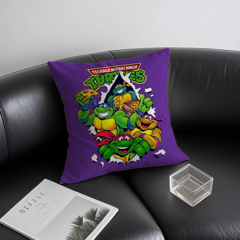 N-Ninja Movie T-Turtles Pillow Case Anti-dustmite Invisible Zipper Sofa Bed