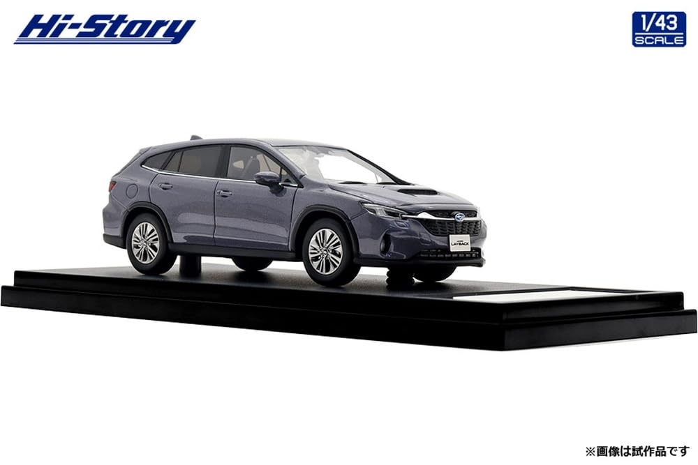 INTERALLIED Hi Story Scale Subaru LEVORG LAYBACK Limited EX Asteroid Gray Pearl Finished Model HS502AG 1/43 (2024)