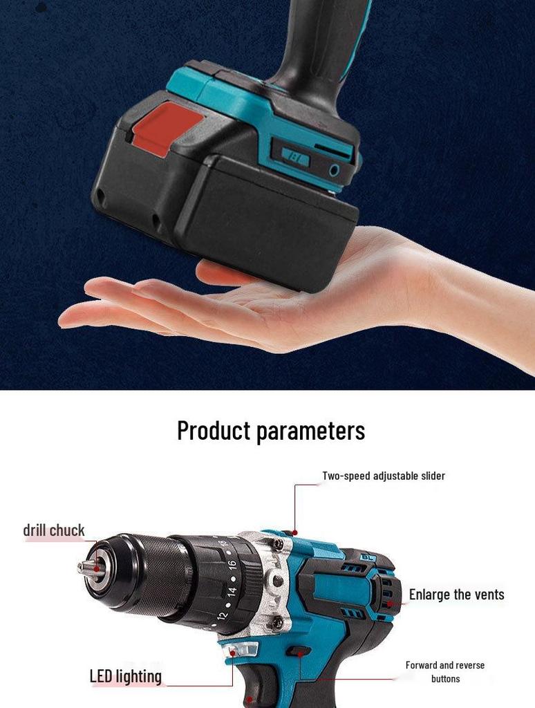 Industrial Grade High Power Multifunctional Electric Drill Set