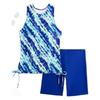 2025 European & American Style Two-Piece High-Waisted Boyleg Tankini - Slimming Women's Swimwear