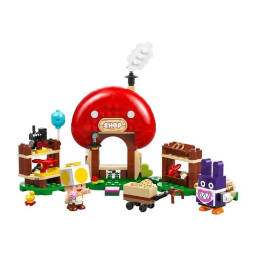 LEGO Super Mario Totten and Toad Shop Toys Present Birthday Block Christmas Boys Girls Children 7 Years Old 8 Years Old 9 Years Old Elementary School
