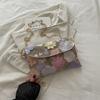 Vintage Chinese Style Chain Crossbody Casual Daily Commute Small Square Shoulder Handbag