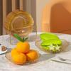 Spit Bone Saucer Household Small Plate Snack Plate Fruit Plate Dining Table Garbage Spit Bone Residue Plate Storage Plastic Plate