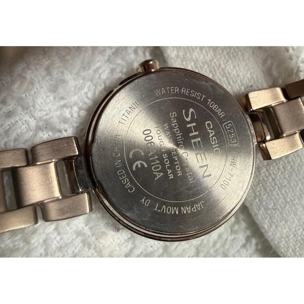 Used [Good condition] Casio SHEEN SHW-7100TCG ladies watch