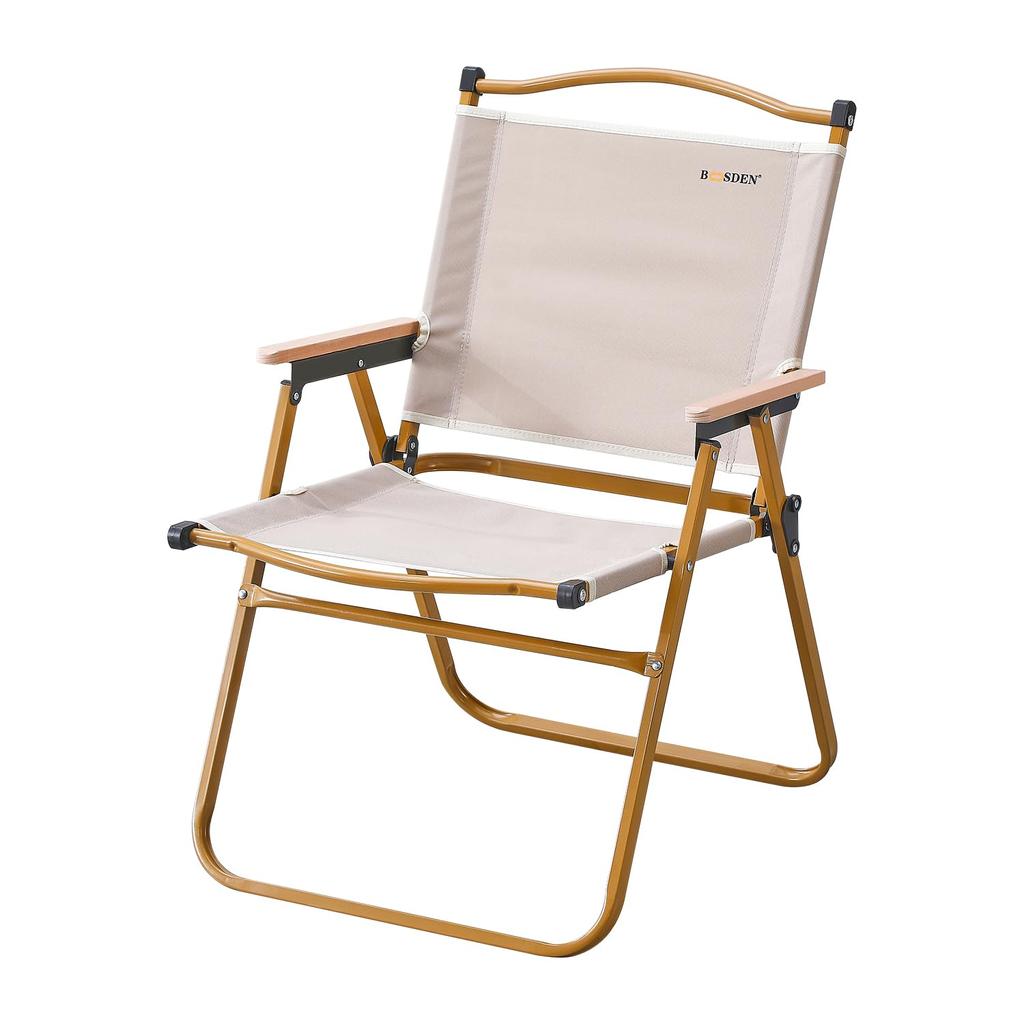 BOOSDEN Camping Outdoor Load Capacity Kermit Folding Easy to Outdoor Folding Low Khaki Chair, Chair, 150KG, Chair, Chair, Lightweight, Carry,