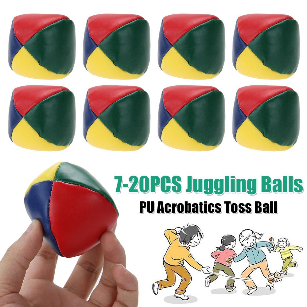 PU Acrobatics Toss Ball Portable Educational Ball Toy Lightweight Mini Children Props Party Supplies Sports Accessories